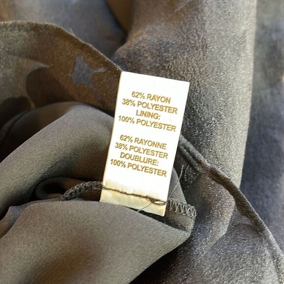 Ramy Brook Claudia floral tie neck sleeveless top black mesh NWT with Sz 8 - Picture 11 of 11